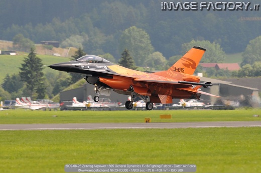2009-06-26 Zeltweg Airpower 1605 General Dynamics F-16 Fighting Falcon - Dutch Air Force